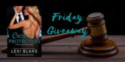 Friday Giveaway:  Order of Protection by Lexi Blake