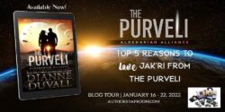 Spotlight/Guest Post:  5 Reasons to Love Jak’ri from The Purveli by Dianne Duvall
